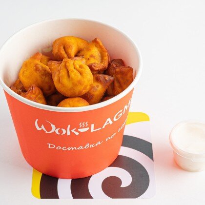 Жареные китайские пельмени