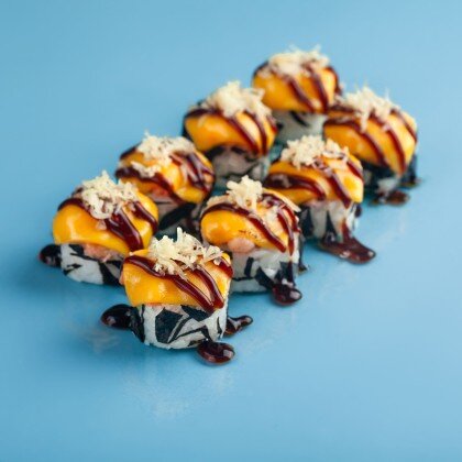 Лосось под сырной шапкой