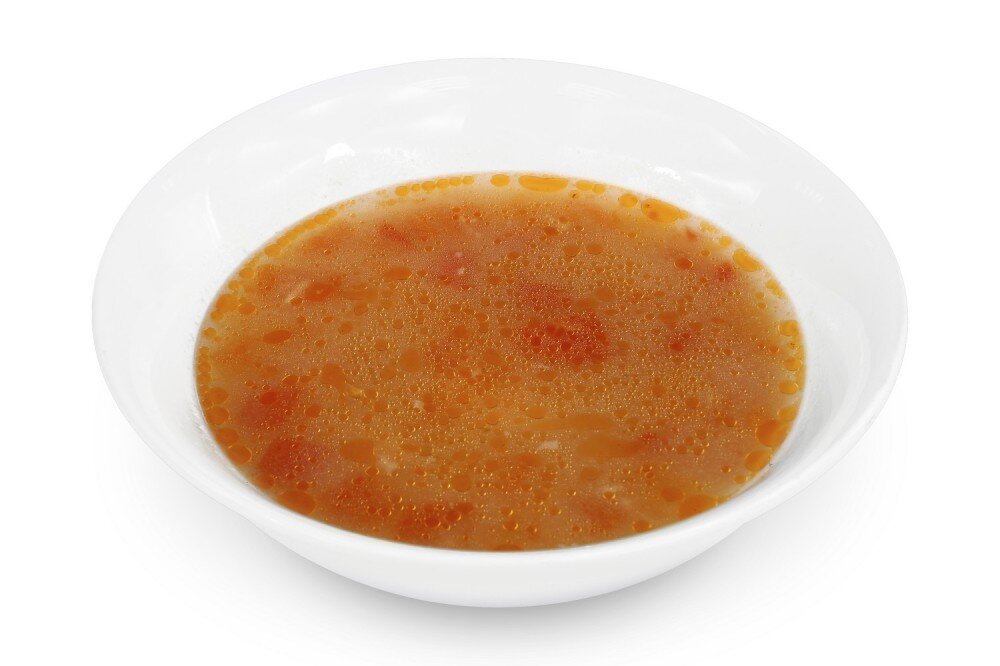 Уха с семгой