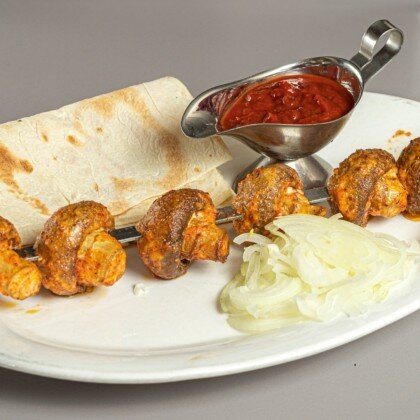 ШАМПИНЬОНЫ НА МАНГАЛЕ