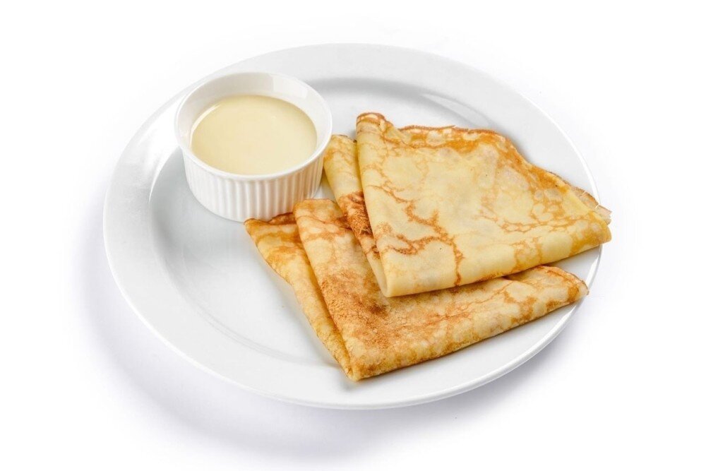 БЛИНЫ СО СГУЩЕНКОЙ