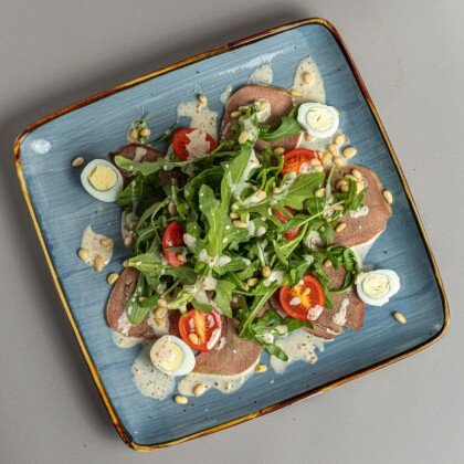 Салат с языком