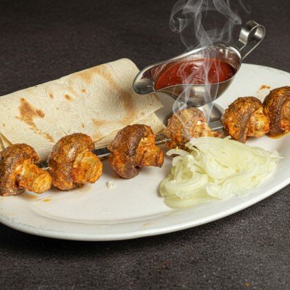 ШАМПИНЬОНЫ НА МАНГАЛЕ