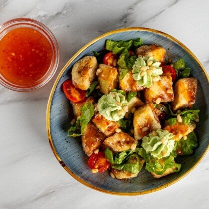 Салат с баклажанами