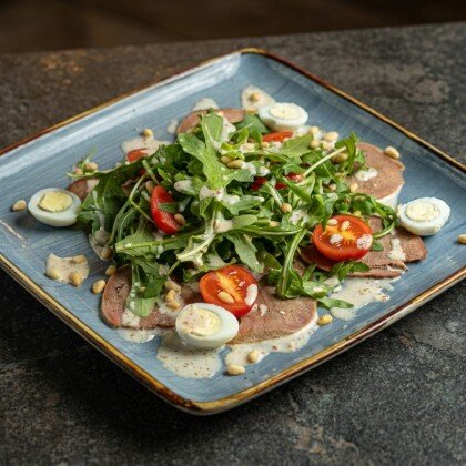 Салат с языком