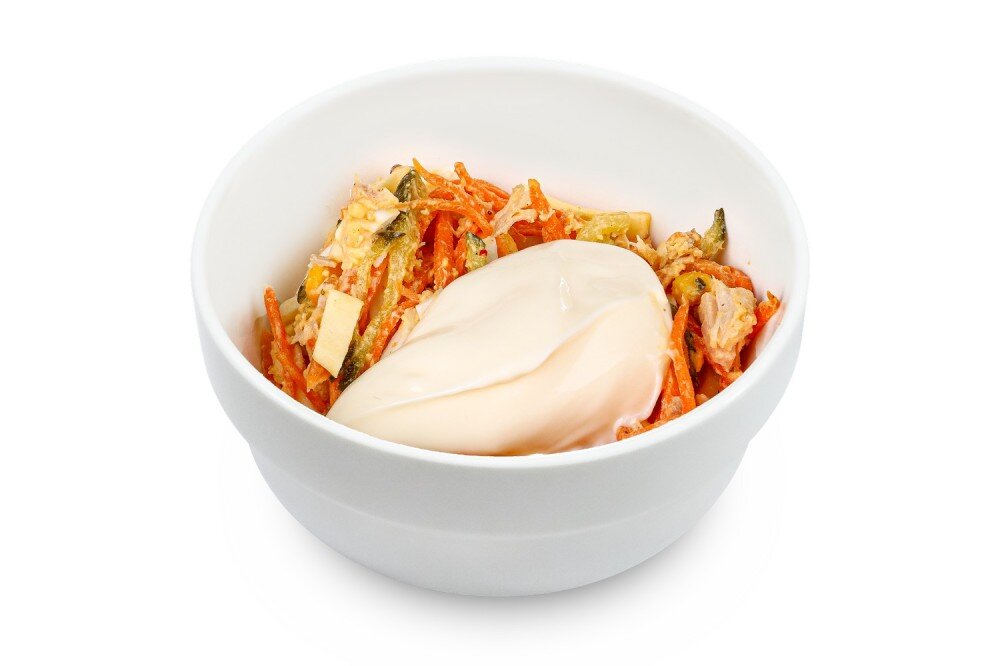 Салат с курицей и сыром