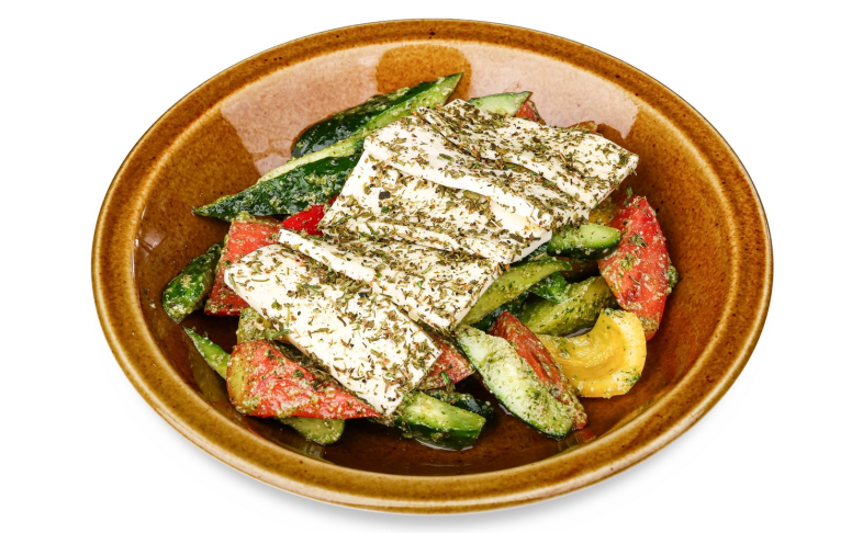 Салат "Греческий" с ореховым песто