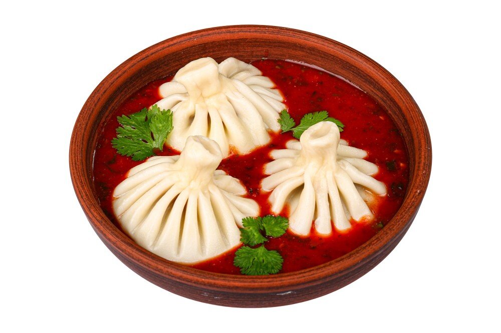 Хинкали из говядины и курицы (3 шт)