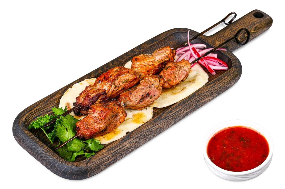 Шашлык по-грузински из утки