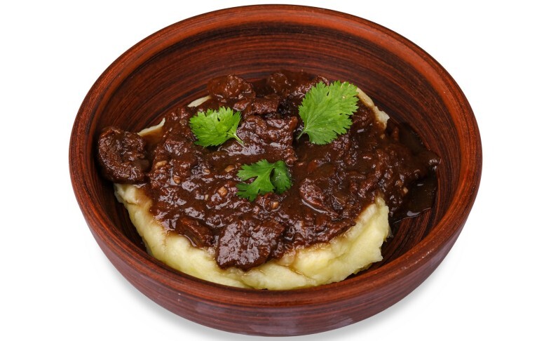 Говядина в гранатовом соусе
