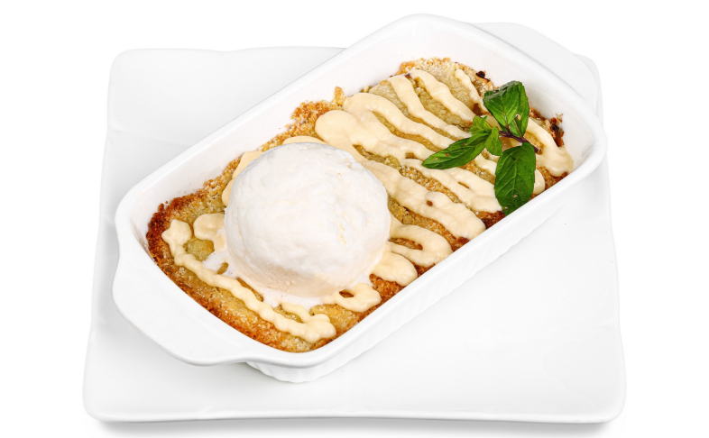 Десерт "Яблочный крамбл"