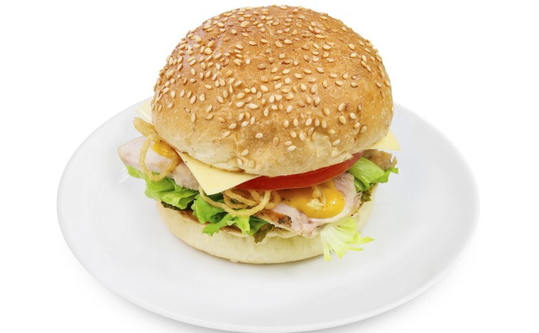 Бургер гриль с курицей