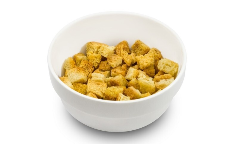 Сухарики с чесноком