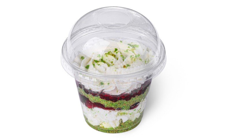 Десерт "Фисташка-малина"