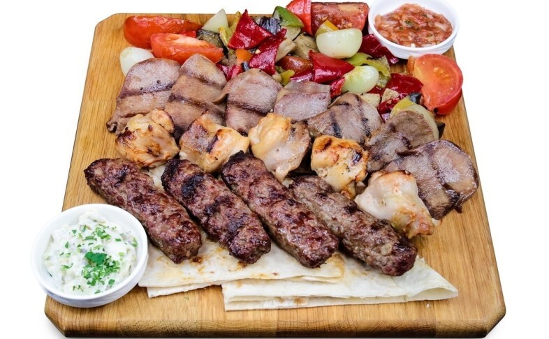 Гриль-ассорти с овощами