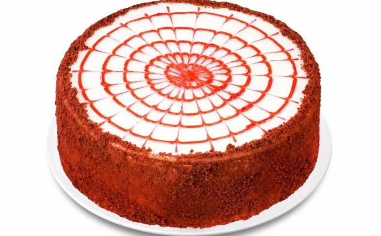 Торт "Красный бархат"  0,96 кг
