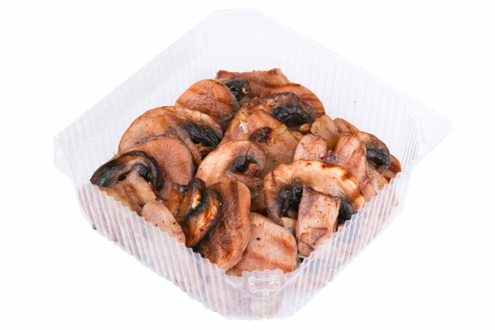 Язык на гриле с грибами (350 г)