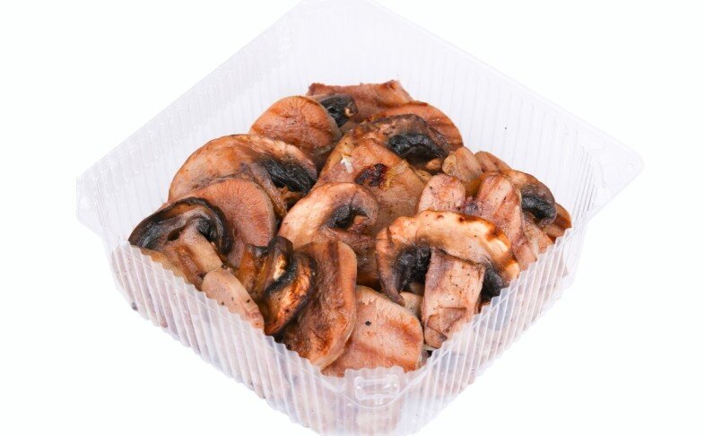 Язык на гриле с грибами (350 г)