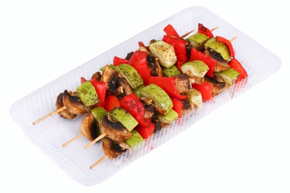 Мини-шашлычки из грибов и овощей (5 шт)