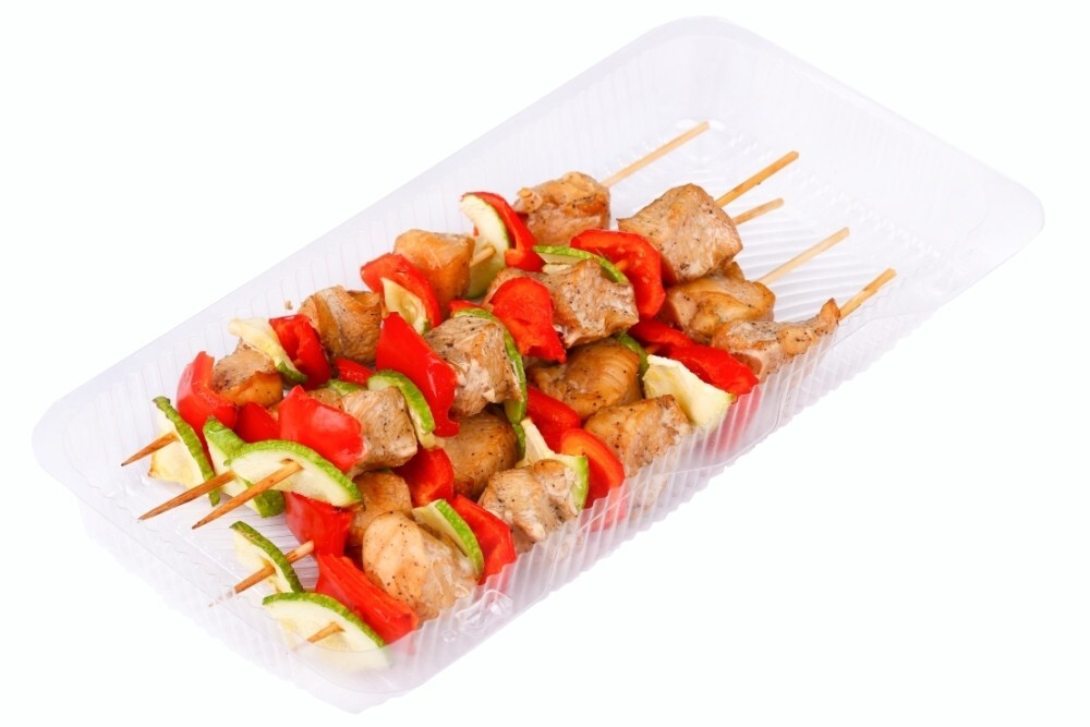 Мини-шашлычки из курицы и овощей (5 шт)