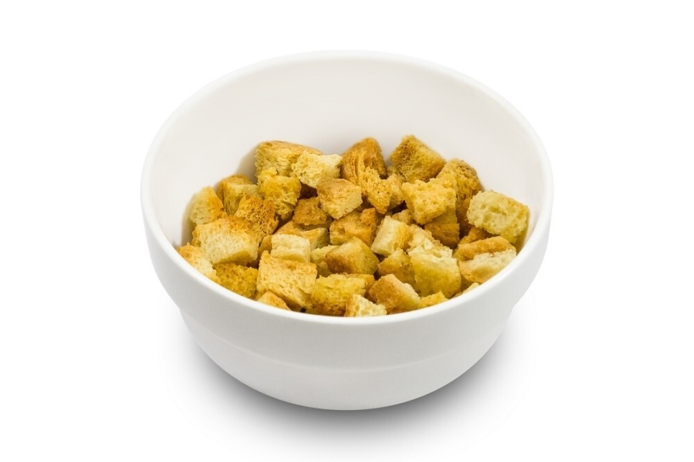 Сухарики с чесноком