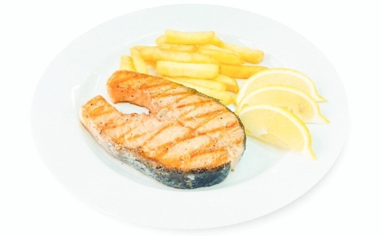 Стейк из семги