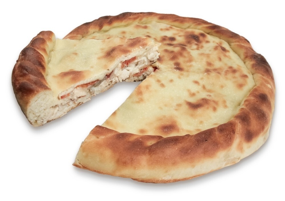 Пирог с курицей и грибами