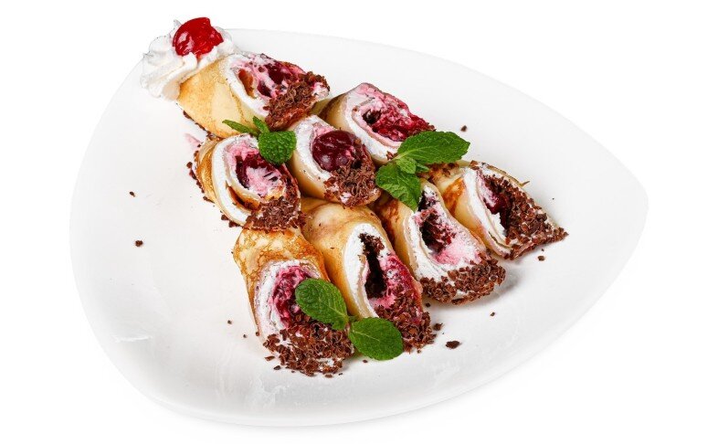 Блинчики "Зимняя вишня"