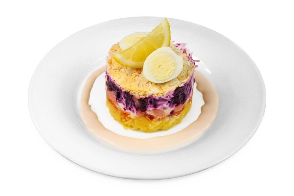 Салат "Семга под шубой"