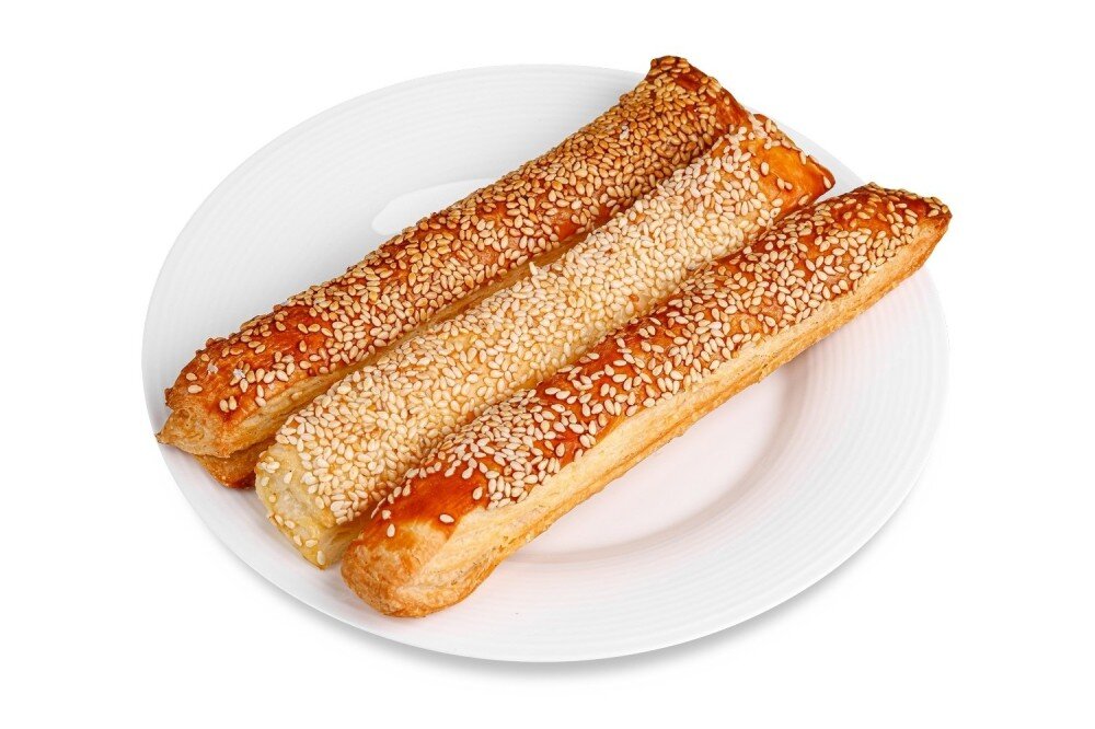 Хлебные палочки с кунжутом