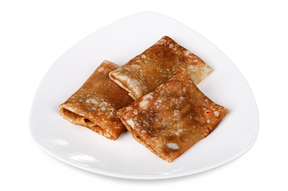 Блинчики с говядиной и сальсой