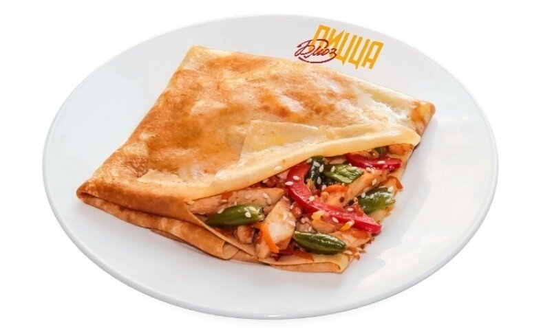 БЛИН НЕДЕЛИ! Блин Гурьевский с курицей терияки