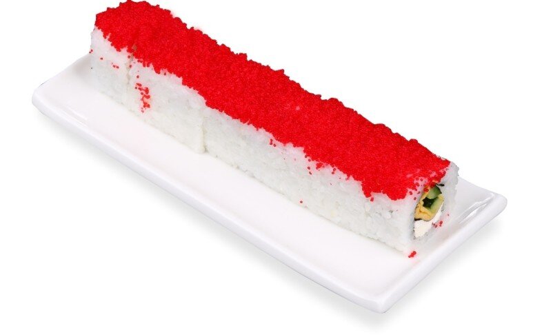 Роллы с икрой летучей рыбы (8 шт)