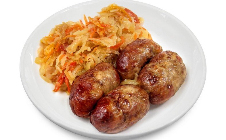 Вурст по-охотничьи