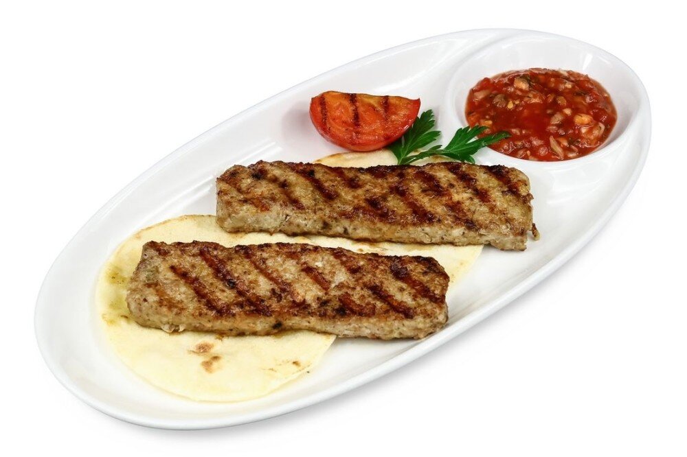 Кебаб из курицы и утки