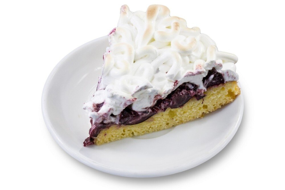 Пирог сладкий с черникой (порция)