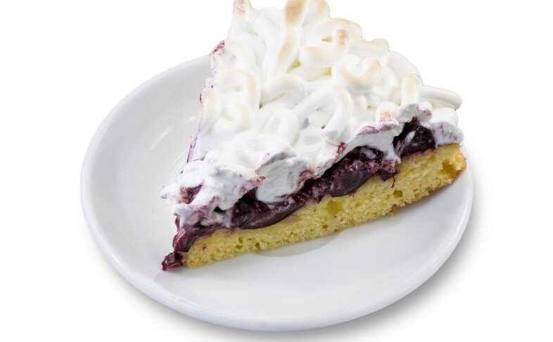 Пирог сладкий с черникой (порция)