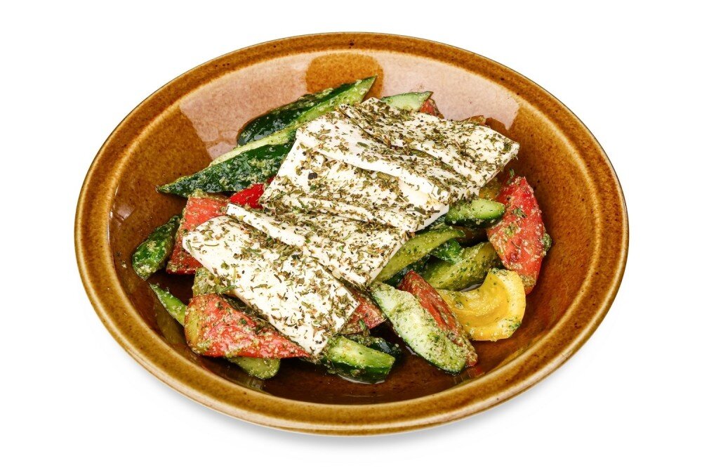 Салат "Греческий" с ореховым песто