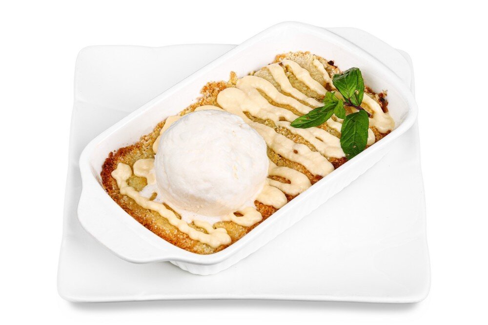 Десерт "Яблочный крамбл"