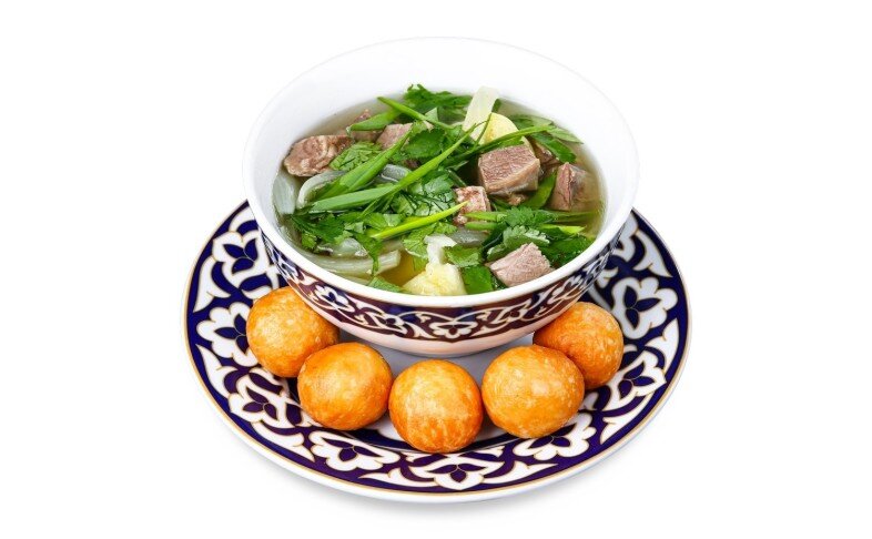 Шорпа с баурсаками