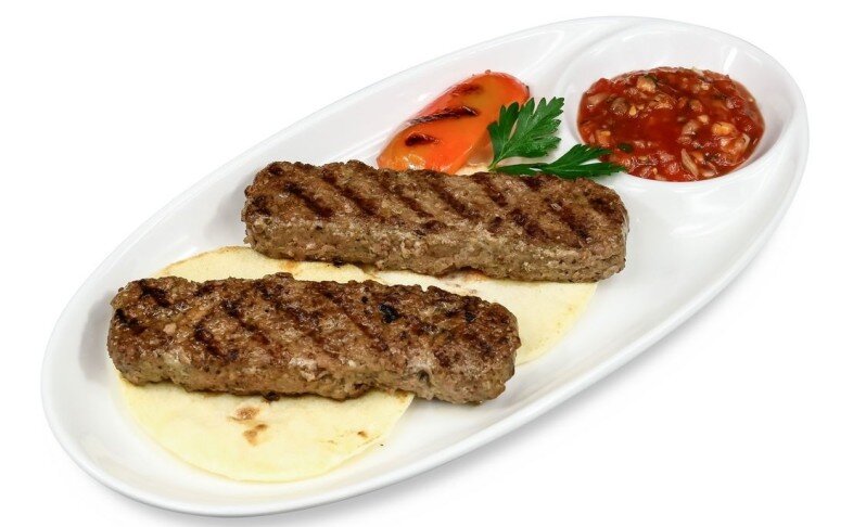 Кебаб из конины и утки