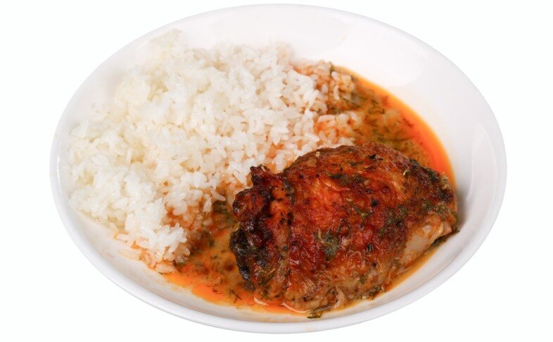 Бедро в сметанном соусе