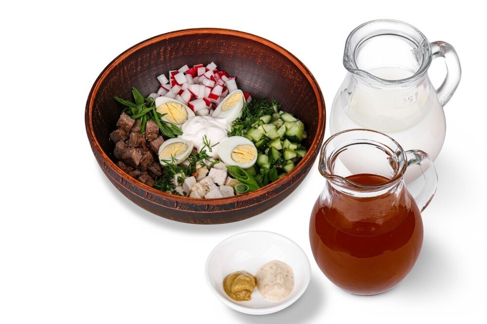 Окрошка "barBQ" с квасом