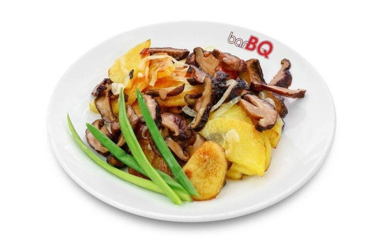 Картофель с грибами