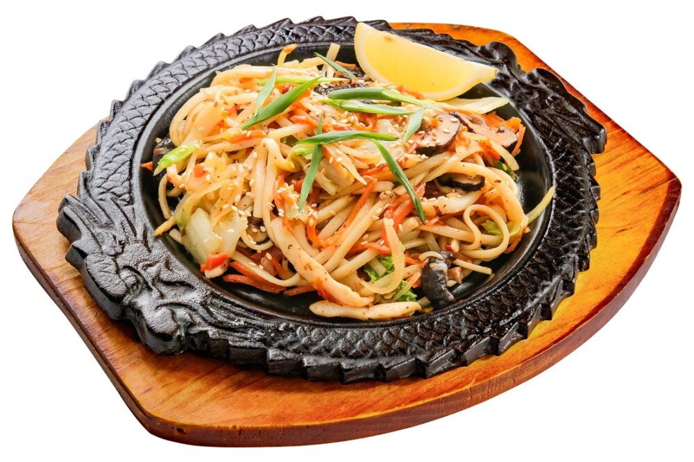 Удон с кальмарами