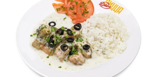 Горбуша в сливочном соусе