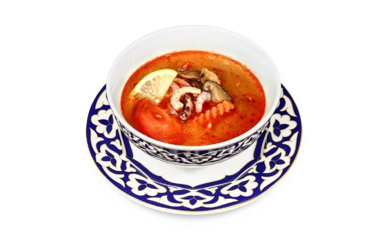 Суп "Том ям" с морепродуктами