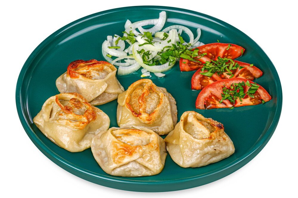 Манты жареные