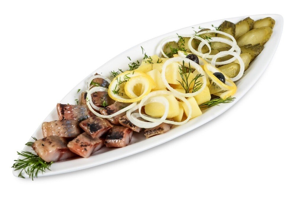 Закуска "Сельдь по-русски"