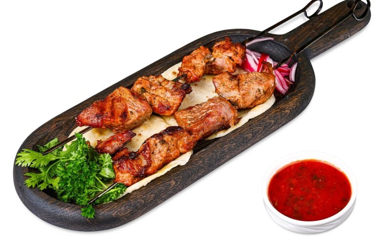 Шашлык по-грузински из баранины